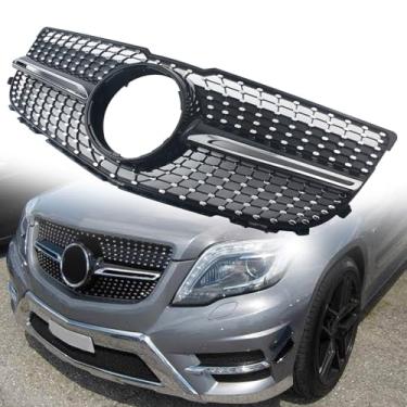 Imagem de FINMOKAL Grelha de corrida frontal superior para Mercedes-Benz X204 GLK250 GLK300 GLK350 2013-2015