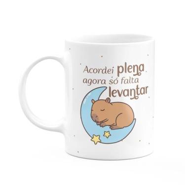 Imagem de Caneca Divertida Capivaras - Acordei plena - JPS INFO