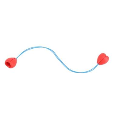 Imagem de Agulhas de tricô ponto protetor flor forma abs leve crochê agulhas ponta rolha para artesanato artesanal decoração de casa grande tamanho 6.5 12mm cor vermelha 1 pacote