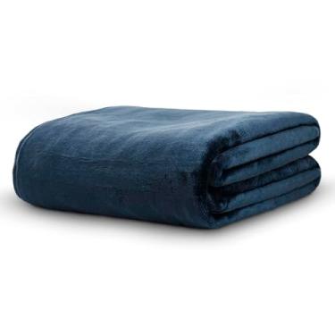 Imagem de Cobertor Casal Neo Velour 300g 180x220cm Marinho Camesa