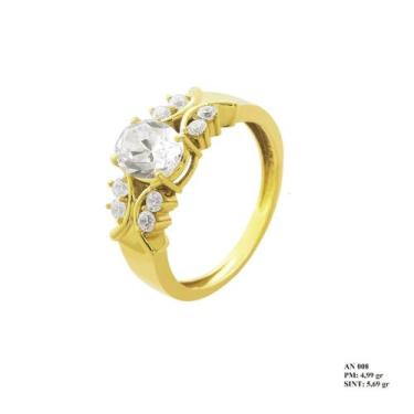 Imagem de Solitário Princess Pocahontas em Ouro 18k 5,69g - JoiaUnica