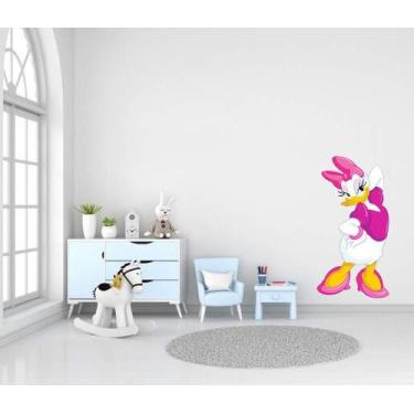 Imagem de Adesivo De Parede Margarida Pink - Lojinha Da Luc Adesivos