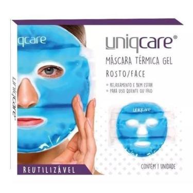 Imagem de Máscara Facial Térmica Quente Fria Não Congela Uniqcare