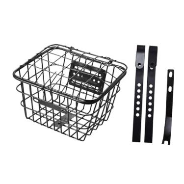 Imagem de KiBcsLic Cesta de Bicicleta Infantil, Armazenamento de Acessórios de Ciclismo, Cesta Infantil Simples, Peças de Ciclismo para Camping, Parques, Piqueniques, com capa