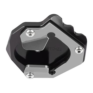 Imagem de Almofada de suporte de motocicleta ampliador de extensão lateral de substituição para Yamaha Tenere 1200 1200XT 2014-2020 extensor de pedal de placa de suporte de pé (titânio)