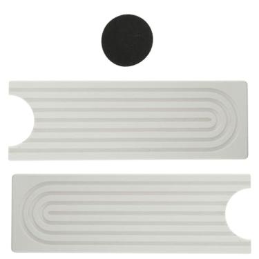 Imagem de KHZSPP Tapete de torneira para pia de cozinha bandeja de pia de pedra absorvente de água torneira de pia de secagem rápida tapete de respingo tapete de torneira de pia de diatomita torneira elegante