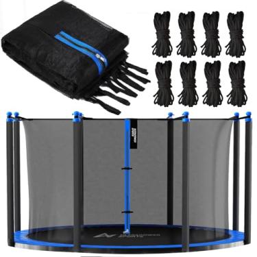 Imagem de ULTRAPOWER SPORTS Rede de segurança de substituição para trampolim de 3,5 m para 4 suportes arqueados ou 8 postes retos com estrutura redonda (somente rede)