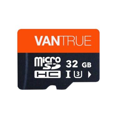 Imagem de Vantrue Cartão microSDHC de 32 GB com adaptador, cartão SD de alta velocidade U3, UHS-I para câmeras de vídeo com sistema de segurança doméstica e câmeras de vídeo