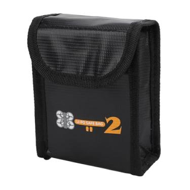 Imagem de RiToEasysports Bolsa de Bateria LIPO, Saco de Armazenamento de Segurança de Bateria do Retardador de Incêndio Profissional Com Fechamento de Gancho e Fixador de Loop para Baterias Avata 2