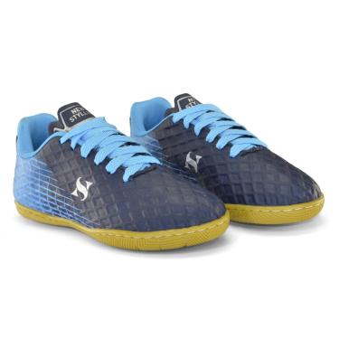Imagem de New Styllus, Chuteira Esportiva, Futebol Indoor Futsal Quadra, Multicolorida, 27, Par