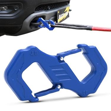 Imagem de AUTORICH Gancho de reboque S de 9,5 cm, manilha de guincho rápido de aço G80, força de ruptura de 15 kg, gancho de conexão de recuperação off-road resistente para SUV, caminhão, reboque e aplicações