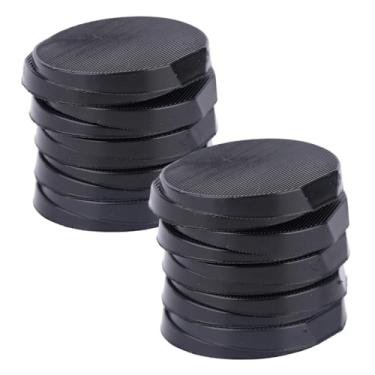 Imagem de 20pçs Niveladores Móveis Borracha, Calços Antiderrapantes para Nivelar Mesas Vasos Sanitários e Pernas de Cadeiras em Pisos Irregulares Pés Empilháveis em Cunha para Reforma Residencial (Preto)