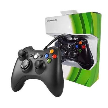 Imagem de Controle Joystick Com Fio Xbox 360 Pc Notebook E Celular