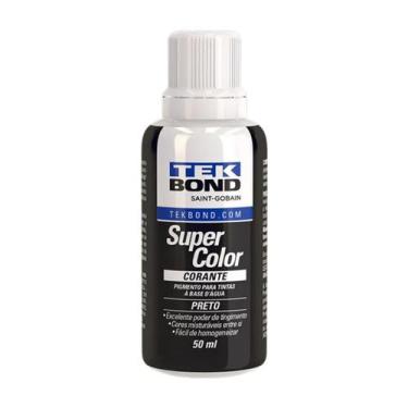 Imagem de Corante Líquido Tekbond 50ml Preto Para Tinta Base Água