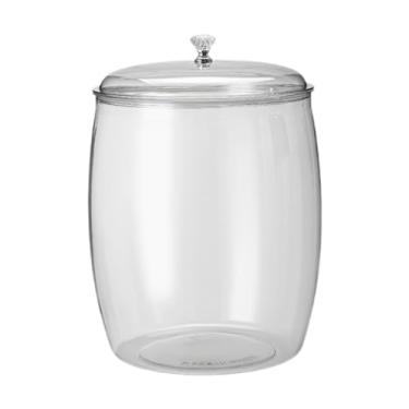 Imagem de DimyFew Pote para armazenamento de alimentos, recipiente para farinha, pote hermético, recipiente transparente para doces, biscoitos, picles, lanches, café, 10l