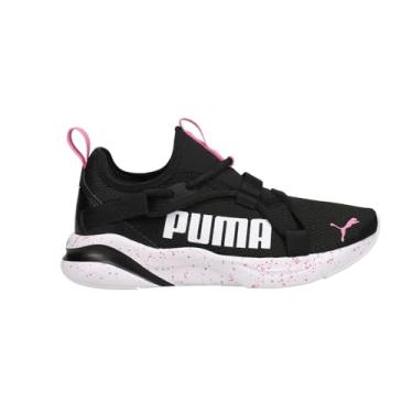 Imagem de PUMA Softride Rift Slip-On Speckle (Big Kid) Puma Black/Puma White/Opera Mauve 5.5 Big Kid M
