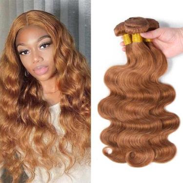 Imagem de Pacotes de cabelo MAMART Brown Body Wave Brazilian Remy Hair