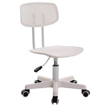 Imagem de TLTDSMYF Cadeiras de secretária de escritório cadeira de escritório cadeira de escritório ajustável em altura cadeira de computador confortável elevável e giratória polias cadeiras executivas suporte
