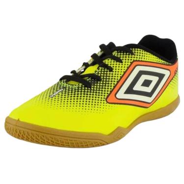 Imagem de Chuteira Futsal Juvenil Laminada Fluorescente Umbro Cannon