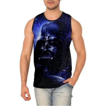 Imagem de Camiseta Regata Star Wars Darth Vader Ref:227 - smoke, Preto, G