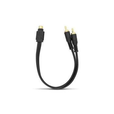 Imagem de CABO RCA Y KX3 PRETO 5MM  1F2M invertido