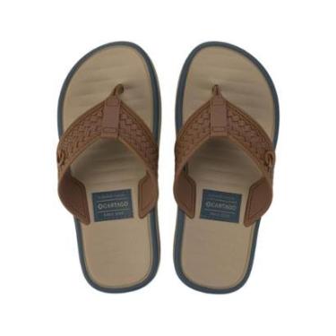 Imagem de Chinelo Infantil Masculino Cartago Coimbra Bege - 1246-Masculino