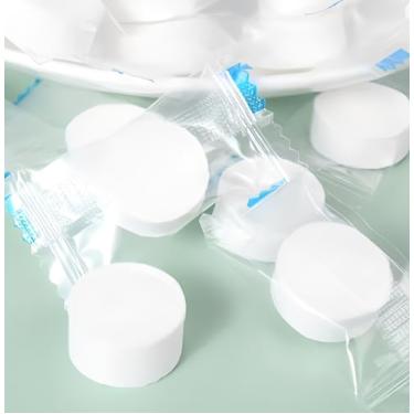 Imagem de Kit 20 Lenço Compacto de Viagem Toalha Desidratada em Algodão Descartável Multiuso