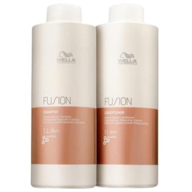 Imagem de Kit Fusion Shampoo 1L Condicionador 1L - Wella Professionals