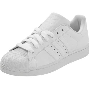 Imagem de adidas Originals Legacy Superstar masculino, Branco/Branco, 12