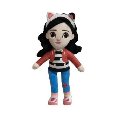 Imagem de Boneca De Pelúcia De Gato Sereia Para Crianças, Brinquedo De Cartoon F