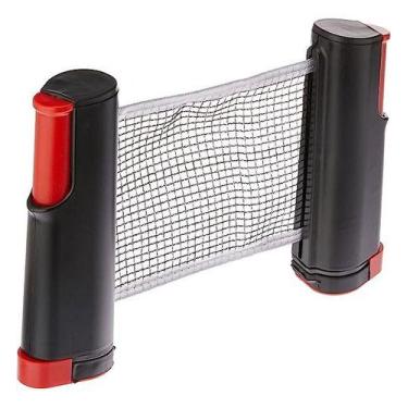 Imagem de Rede Ping Pong Profissional Retrátil Tênis De Mesa - MHR, Preto
