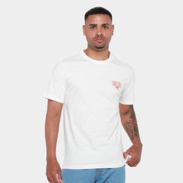 Imagem de Camiseta Cavalera Comfort Jogatina Club Masculina, Off white, M