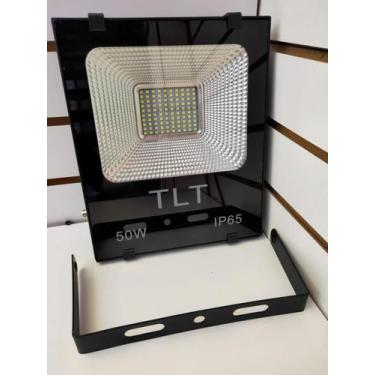 Imagem de Refletor Holofote Led  branca fria Prova Dágua Bivolt - tltled, 50w