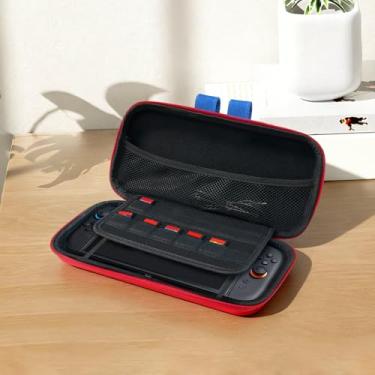 Imagem de Carry Pouch Case Compatible for Nintendo Switch 2 (2025), Portable Hard Travel Case with Pockets and 10 Game Cartridges Compatible for Switch 2 Accessories