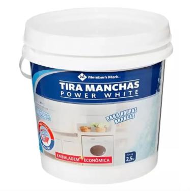 Imagem de Tira Manchas em pó para Roupas Brancas Power White Member's Mark 2,5kg
