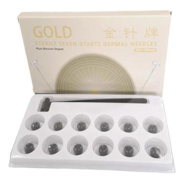 Imagem de Martelo de 7 Pontas com 12 Refis - Gold - GoLdLife