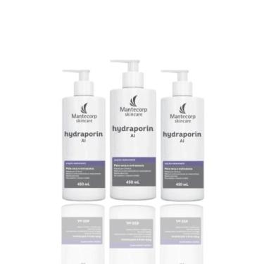 Imagem de Kit com 3 Hidratante Corporal Intensivo Hydraporin Ai 450g - Mantecorp