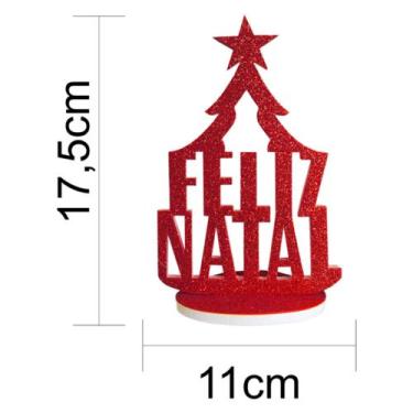 Imagem de Árvore de Natal pequena vermelha - Piffer