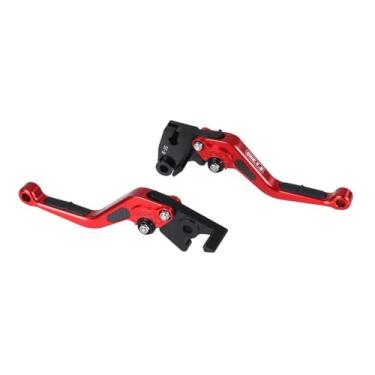 Imagem de ONE.K.S Manete de freio de motocicleta de fibra de carbono para Kawasaki NJNJA125/Z125/Z250SL, NINJA250SL, NJNJA 300R/Z300 (w e sem ABS), Ninja 400/Z400/KRT, NINJA500, Eliminator 500/SE Alavanca de