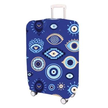 Imagem de Capa para Mala de Viagem Suplex Resistente Varias Estampas LGBT - Olho Grego - Melancia e Outras Estampas (OLHO GREGO, M= Até 68 Cms)