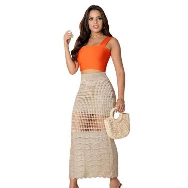 Imagem de Saída de Praia Saia Leblon - Feminina-Feminino