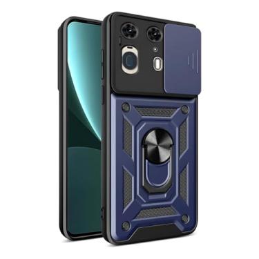 Imagem de Capa Capinha Case Compatível com Motorola Moto Edge 50 Ultra Protetora Resistente Durável Anti Impacto Queda Choque Armor Armadura Militar (AZUL)