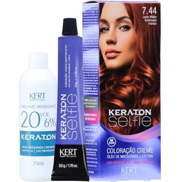 Imagem de Tintura Keraton 50G Selfie 7.44 Lou.M.Ac.In