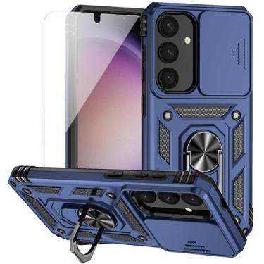 Imagem de Capa de telefone M MAIKEZI Samsung Galaxy S24 6.2" Azul marinho