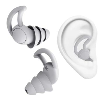 Imagem de Protetor Auricular de Silicone com Cancelamento de Ruído para Dormir Ronco Trabalho, Estudar, Hidroginástica, Natação Esportes LvTech