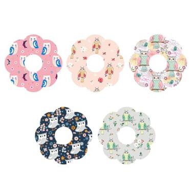 Imagem de 25pcs Patches Adesivos Compatíveis com Libre 2, Capas Sensor CGM Impermeáveis com Orifício Respirável Coruja Fofa Desenho Animado Não Tecido Overpatches para Libre Acessórios (5 Estilos)