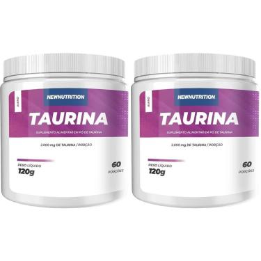 Imagem de Kit 2X Taurina - 120g Sem Sabor - NewNutrition-Masculino