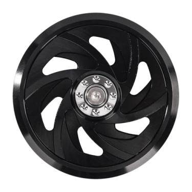 Imagem de QccHieUs Protetor de ventoinha, protetor de ventoinha de refrigeração do motor, de entrada de ar da motocicleta, lateral do motor, Preto