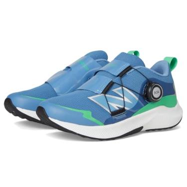 Imagem de New Balance Tênis de corrida unissex infantil Dynasoft Reveal V4 Boa, Azul laguna/maçã verde/preto, 18