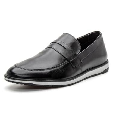 Imagem de 4703BGI- Sapato social Loafer masculino em couro nobre legitimo forrado (Preto, BR, Adulto, Numérico, 41)
